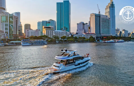chartering private yacht Saigon by the hour or trip